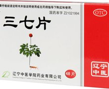 价格对比:三七片 48片 辽宁中医学院药业