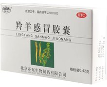 价格对比:羚羊感冒胶囊 0.42g*24粒 北京亚东生物制药