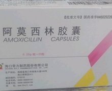 价格对比:阿莫西林胶囊 0.25g*20s 海口奇力制药