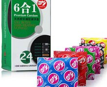 倍力乐避孕套6合1价格对比 24只