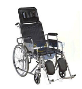 凯洋高靠背座便手动轮椅车