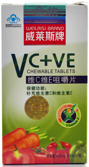 威莱斯牌VC+VE 维C维E咀嚼片