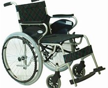 铝合金手动轮椅车价格对比 HBL26 上海互邦