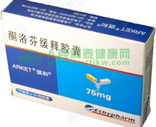 酮洛芬缓释胶囊(琪和)价格对比 75mg*10粒 上海爱的发制药
