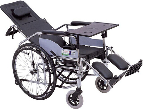钢管手动轮椅车