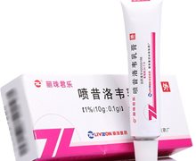 喷昔洛韦乳膏(丽珠君乐)价格对比 10g