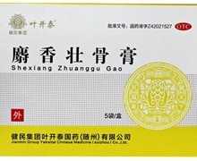 麝香壮骨膏(叶开泰)价格对比 5片