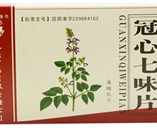 冠心七味片价格对比 0.31g*24片 包头中药