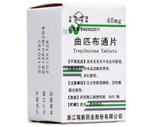 价格对比:曲匹布通片 40mg*50s 浙江瑞新药业