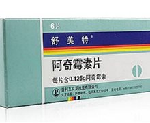 阿奇霉素片(舒美特)价格对比 125mg*6片 克罗地亚