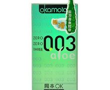 天然胶乳橡胶避孕套(冈本OK安全套0.03芦荟超薄)价格对比 6只 日本