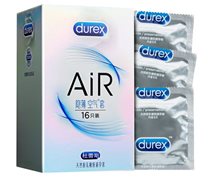 避孕套价格对比 16只装 AiR隐薄空气套 青岛伦敦杜蕾斯