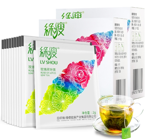 玫瑰荷叶茶