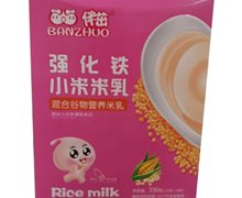 伴茁强化铁小米米乳价格对比 250g 江西诺泰
