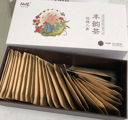 玫瑰人参丰韵茶