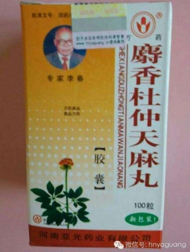 麝香杜仲天麻丸胶囊