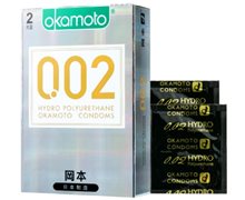 冈本0.02聚氨酯避孕套价格对比 2片装 日本