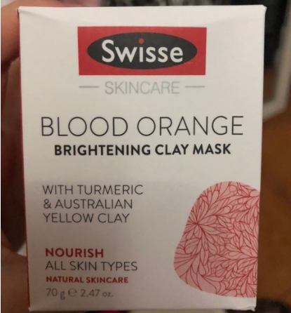 Swisse BLOOD ORANGE BRIGHTENING CLAY MASK