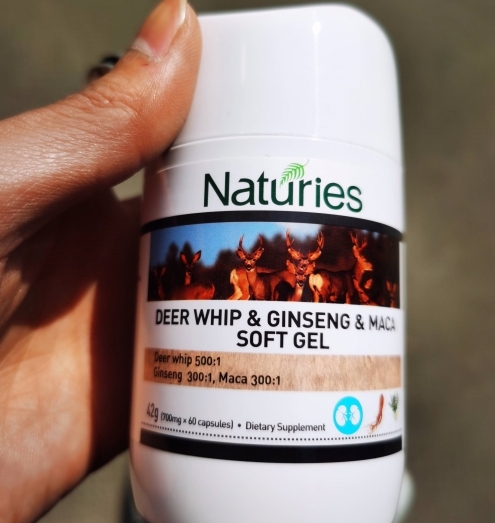 Naturies DEER WHIP & GINSENG & MACA SOFT GEL