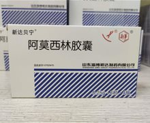 阿莫西林胶囊价格对比 0.25g*24粒 山东淄博新达制药