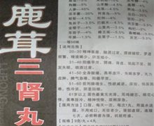 鹿茸三肾丸是真药吗？