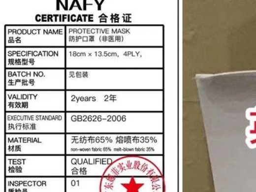 NAFY 防护口罩(非医用)