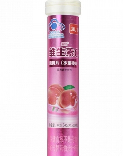 盖铂®维生素C泡腾片(水蜜桃味)