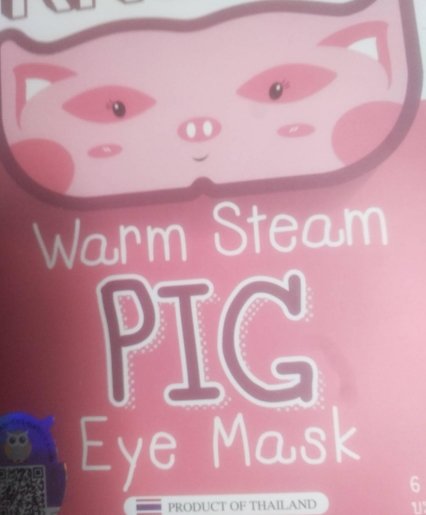 Warm Steam PIG Eye Mask