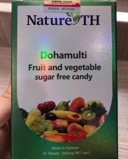 多哈素果蔬压片糖果