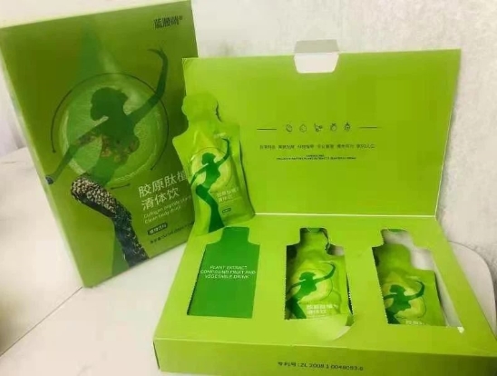 蓝腰睛胶原肽植萃清体饮