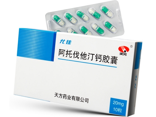 尤佳价格对比20mg10粒阿托伐他汀钙胶囊