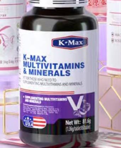 K-Max MULTIVITAMINS & MINERALS