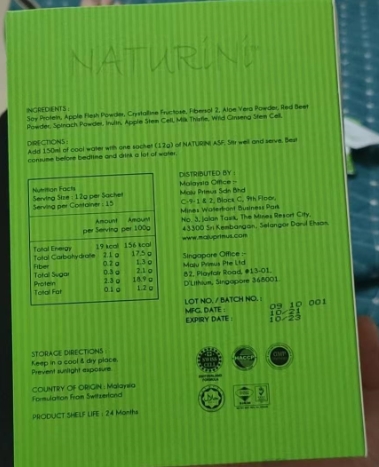 NATURiNi Apple Stemei Fiber Sol
