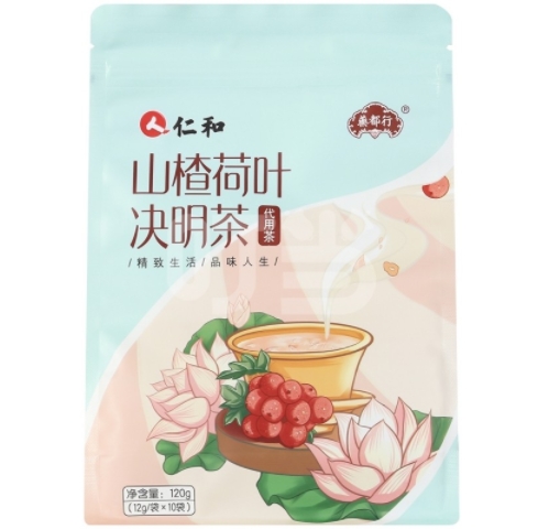 山楂荷叶决明茶