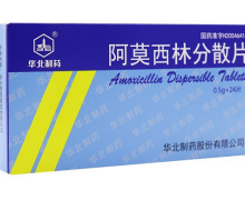 华北制药阿莫西林分散片价格对比 0.5g*24片