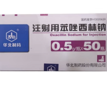 华北制药注射用苯唑西林钠价格对比 0.5g*50瓶