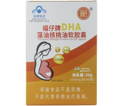 福仔牌DHA藻油核桃油软胶囊