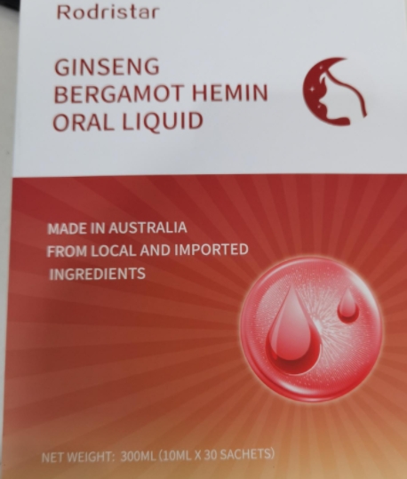 GINSENG BERGAMOT HEMIN ORAL LIQUID