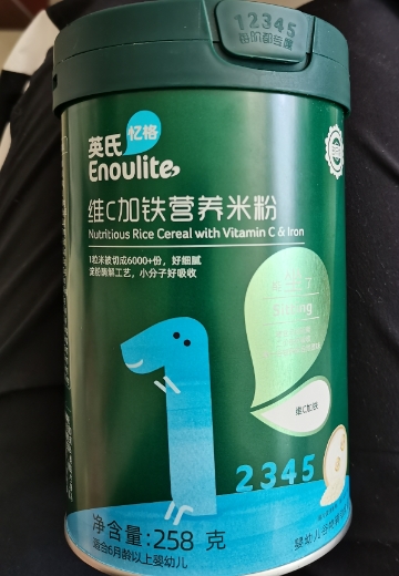 英氏忆格Enoulite维C加铁营养米粉(多乐能)
