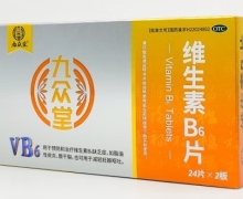 维生素B6片价格对比 48片 九众堂