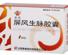 屏风生脉胶囊(天元)价格对比 36粒 康威制药