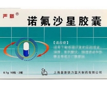 诺氟沙星胶囊(严新)价格对比 20粒 皇象铁力蓝天制药