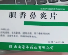 胆香鼻炎片价格对比 36片 海沣药业