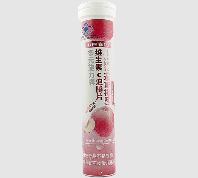 多元施力牌维生素C泡腾片(水蜜桃味)