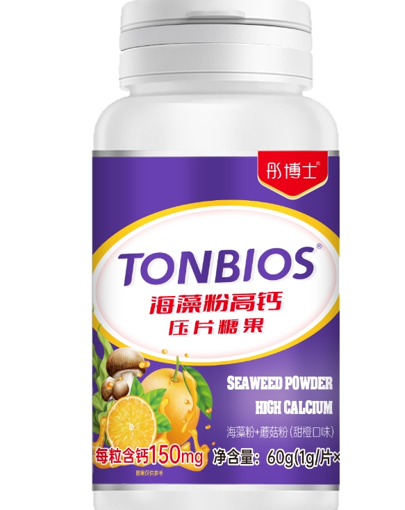 TONBIOS海藻粉高钙压片糖果