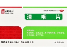 中国药材清咽片价格对比 24片