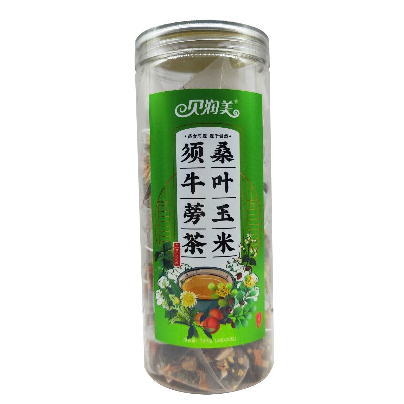 桑叶玉米须牛蒡茶