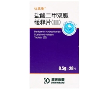 盐酸二甲双胍缓释片(Ⅲ)价格对比 福建东瑞制药