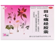 田七痛经胶囊(德济)价格对比 36粒 金恺威药业