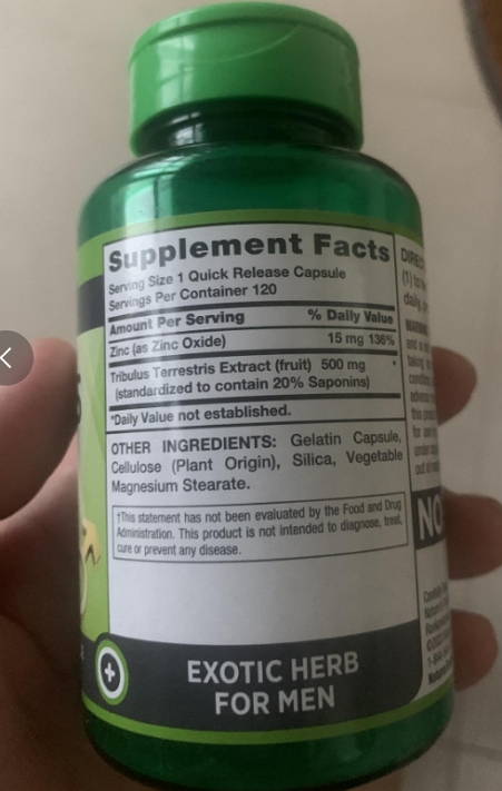 NATURE'S TRUTH TRIBULUS plus ZINC